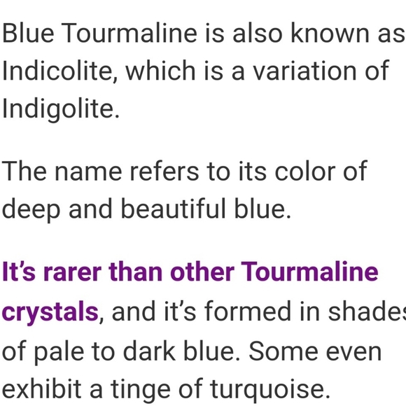 GENUINE BLUE TOURMALINE INDICOLITE .925 RING - Picture 11 of 15